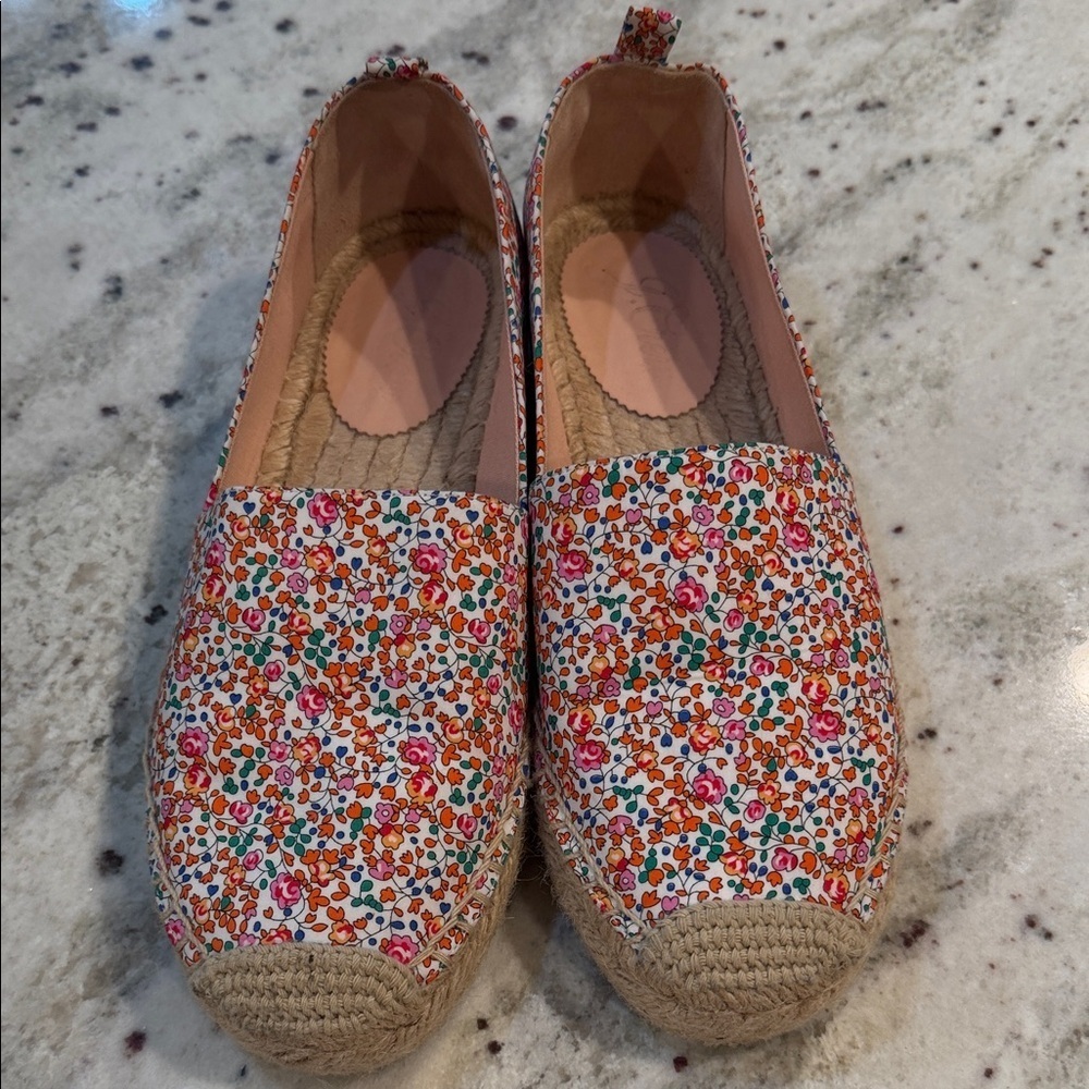 J.Crew Liberty Floral Espadrille Flats